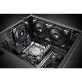 Thermaltake TOUGHFAN 14 Carcasa del ordenador Ventilador 14 cm Negro 2 pieza(s) negro, Ventilador, 14 cm, 500 RPM, 2000 RPM, 33,2 dB, 119,1 cfm