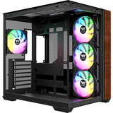 Thermaltake View 380 WS ARGB, Cajas de torre negro/Madera