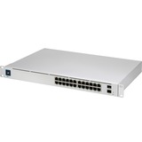 Ubiquiti UniFi USW-PRO-24 switch Gestionado L2/L3 Gigabit Ethernet (10/100/1000) Plata, Interruptor/Conmutador gris, Gestionado, L2/L3, Gigabit Ethernet (10/100/1000), Montaje en rack