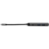 Verbatim 49140 hub de interfaz USB 3.2 Gen 1 (3.1 Gen 1) Type-C, Hub USB plateado/Negro, USB 3.2 Gen 1 (3.1 Gen 1) Type-C, USB 3.2 Gen 1 (3.1 Gen 1) Type-C, Metal, 0,015 m, USB, 5 - 20 V