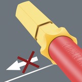 Wera Kraftform Kompakt VDE 16 Torque extra slim 1 Tool Finder, 16 piezas, Destornillador rojo/Amarillo