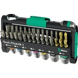 Wera Tool-Check 1, Conjuntos de bits negro/Verde
