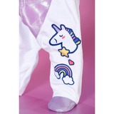 ZAPF Creation BABY born Unicorn Onesie 43cm, Accesorios para muñecas BABY born Unicorn Onesie 43cm, Mono para muñecas, 3 año(s)