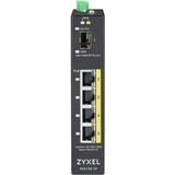 Zyxel RGS100-5P No administrado L2 Gigabit Ethernet (10/100/1000) Energía sobre Ethernet (PoE) Negro, Interruptor/Conmutador No administrado, L2, Gigabit Ethernet (10/100/1000), Energía sobre Ethernet (PoE), Montaje en rack, Montaje de pared