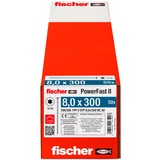 fischer PowerFast II 8,0x300 SK TX TG blvz, 566366, Tornillo 
