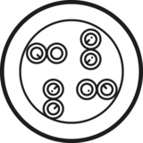 goobay Cable de red Cat.6, U/UTP blanco