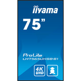 iiyama LH7565UHSB-B1, Pantalla de gran formato negro