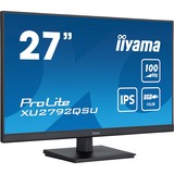 iiyama ProLite pantalla para PC 68,6 cm (27") 2560 x 1440 Pixeles Quad HD LED Negro, Monitor LED negro (mate), 68,6 cm (27"), 2560 x 1440 Pixeles, Quad HD, LED, Negro