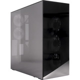 ARCTIC Xtender VG (Mirror Black) Midi Tower Negro, Cajas de torre negro, Midi Tower, PC, Negro, EATX, Metal, Vidrio templado, Juego