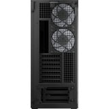 ARCTIC Xtender VG (Mirror Black) Midi Tower Negro, Cajas de torre negro, Midi Tower, PC, Negro, EATX, Metal, Vidrio templado, Juego