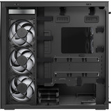 ARCTIC Xtender VG (Mirror Black) Midi Tower Negro, Cajas de torre negro, Midi Tower, PC, Negro, EATX, Metal, Vidrio templado, Juego