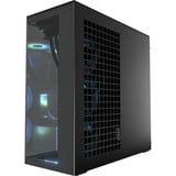 ARCTIC Xtender VG (Mirror Black) Midi Tower Negro, Cajas de torre negro, Midi Tower, PC, Negro, EATX, Metal, Vidrio templado, Juego