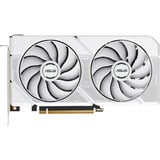ASUS Dual -RTX5060-O8G-WHITE NVIDIA GeForce RTX 5060 8 GB GDDR7, Tarjeta gráfica blanco, GeForce RTX 5060, 8 GB, GDDR7, 128 bit, 7680 x 4320 Pixeles, PCI Express 5.0