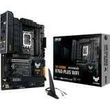 ASUS TUF Gaming B760-Plus WIFI Intel B760 LGA 1700 ATX, Placa base negro, Intel, LGA 1700, Intel® Celeron®, Intel® Core™ i3, Intel® Core™ i5, Intel® Core™ i7, LGA 1700, DDR5-SDRAM, 128 GB