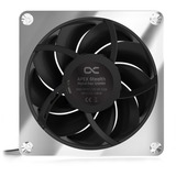 Alphacool Apex Stealth Metal 120mm Lüfter 2000rpm, Ventilador cromado/Negro