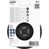 Bosch 2 608 601 721 accesorio para amoladora angular Almohadilla de apoyo, Plato lijador Almohadilla de apoyo, 11,5 cm, Bosch, Negro, 13300 RPM, Plástico