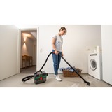 Bosch AdvancedVac 18V-8 8 L Aspiradora cilíndrica Seca y húmeda Bolsa para el polvo, Aspiradora en húmedo y en seco verde, Aspiradora cilíndrica, Seca y húmeda, Bolsa para el polvo, 8 L, Negro