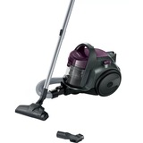 Bosch BGC05AAA1 aspiradora Secar Sin bolsa, Aspiradora de suelo violeta/Gris, Secar, Sin bolsa, HEPA, Ciclónico, 78 dB, Gris