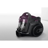 Bosch BGC05AAA1 aspiradora Secar Sin bolsa, Aspiradora de suelo violeta/Gris, Secar, Sin bolsa, HEPA, Ciclónico, 78 dB, Gris