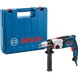 Bosch GSB 21-2 RCT 3000 RPM Sin llave 2,9 kg, Taladradora de impacto azul/Negro, Taladro de pistola, Sin llave, 1,3 cm, 3000 RPM, 4 cm, 1,6 cm