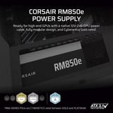 Corsair RM850e Reacondicionado, Fuente de alimentación de PC negro