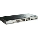 D-Link DGS-1510 Gestionado L3 Gigabit Ethernet (10/100/1000) Negro, Interruptor/Conmutador Gestionado, L3, Gigabit Ethernet (10/100/1000), Bidireccional completo (Full duplex), Montaje en rack
