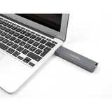 DeLOCK Carcasa externa M.2 NVMe PCle SSD, SATA SSD, Caja de unidades gris