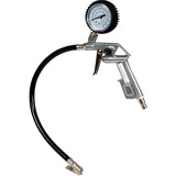 EINHELL 4137000 manómetro para neumáticos 0 - 8 bar Manómetro analógico, Equipos de llenado de neumáticos negro, Manómetro analógico, 0 - 8 bar, Barra, Negro, Plata, Analógica, 300 g