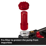 EINHELL AQUINNA 36/38 F LED, 4180410, Bomba rojo/Negro