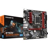 GIGABYTE B760M GAMING DDR4 Placa base - Soporta CPUs Intel Core de 14ª generación, VRM digital de 6+2+1 fases, hasta 5333MHz DDR4 (OC), 2xPCIe 4.0 M.2, LAN 2.5GbE, USB 3.2 Gen1 VRM digital de 6+2+1 fases, hasta 5333MHz DDR4 (OC), 2xPCIe 4.0 M.2, LAN 2.5GbE, USB 3.2 Gen1, Intel, LGA 1700, Intel® Celeron®, Intel® Core™ i3, Intel® Core™ i5, Intel® Core™ i7, Intel® Core™ i9,..., LGA 1700, 64 GB, DDR4-SDRAM