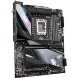 GIGABYTE Z790 AORUS PRO X WIFI7 Placa base - Soporta CPUs Intel Core de 14ª generación, VRM de 18+1+2 fases, hasta 8266MHz DDR5 (OC), 1xPCIe 5.0 + 4xPCIe 4.0 M.2, Wi-Fi 7, LAN de 5GbE, USB 3.2 Gen 2 negro, VRM de 18+1+2 fases, hasta 8266MHz DDR5 (OC), 1xPCIe 5.0 + 4xPCIe 4.0 M.2, Wi-Fi 7, LAN de 5GbE, USB 3.2 Gen 2, Intel, LGA 1700, Intel® Celeron®, Intel® Core™ i3, Intel® Core™ i5, Intel® Core™ i7, Intel® Core™ i9,..., LGA 1700, 192 GB, DDR5-SDRAM