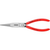 KNIPEX Alicates planos redondos con corte 26 11 200, alicates pico de cigüeña, Pinza rojo/Azul