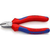 KNIPEX Cortaalambres 70 02 125, Alicates de corte rojo/Azul
