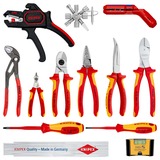 KNIPEX Juego de ampliación Electro II, 14 piezas, Kit de herramientas 
