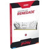 Kingston FURY FURY 32 GB 6400 MT/s DDR5 CL32 DIMM (Kits de 2) Renegade White XMP, Memoria RAM blanco, 32 GB, 2 x 16 GB, DDR5, 288-pin DIMM