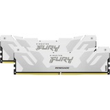 Kingston FURY FURY 32 GB 6400 MT/s DDR5 CL32 DIMM (Kits de 2) Renegade White XMP, Memoria RAM blanco, 32 GB, 2 x 16 GB, DDR5, 288-pin DIMM