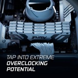 Kingston FURY FURY 32 GB 6400 MT/s DDR5 CL32 DIMM (Kits de 2) Renegade White XMP, Memoria RAM blanco, 32 GB, 2 x 16 GB, DDR5, 288-pin DIMM