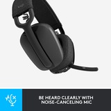 Logitech Zone Vibe 100, Auriculares con micrófono negro