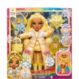 MGA Entertainment Rainbow High Winter Wonderland Doll- Sunny (Yellow), Muñecos Rainbow High Winter Wonderland Doll- Sunny (Yellow), Muñeca fashion, Femenino, 4 año(s), Niño/niña, 280 mm, Multicolor