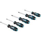 Makita Juego de destornilladores 5 piezas negro/Azul
