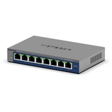 Netgear GS108Ev4 No administrado L2/L3 Gigabit Ethernet (10/100/1000) Gris, Interruptor/Conmutador gris, No administrado, L2/L3, Gigabit Ethernet (10/100/1000)