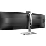 Philips 49B2U6900CH/00 pantalla para PC 124 cm (48.8") 5120 x 1440 Pixeles Dual QHD LCD Negro, Monitor LED gris oscuro/Plateado, 124 cm (48.8"), 5120 x 1440 Pixeles, Dual QHD, LCD, 4 ms, Negro