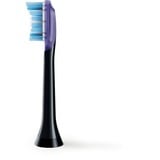 Philips Sonicare G3 Premium Gum Care HX9052/33 Pack de 2 cabezales negros de cepillos, Cabezal de cepillo negro, 2 pieza(s), Negro, Suave, Caucho, 2 Series plaque control 2 Series plaque defense 3 Series gum health DiamondClean DiamondClean...