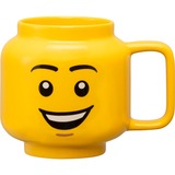 Room Copenhagen Taza de cerámica LEGO Happy Boy, grande amarillo