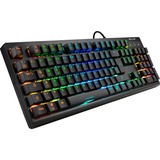 Sharkoon SKILLER SGK30 teclado USB QWERTZ Alemán Negro, Teclado para gaming negro, Estándar, USB, Interruptor mecánico, QWERTZ, LED RGB, Negro