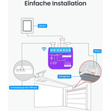 SwitchBot Interruptor de relé para garaje violeta