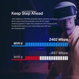 TP-Link Archer TX55E WLAN / Bluetooth 2402 Mbit/s, Adaptador Wi-Fi Inalámbrico, PCI Express, WLAN / Bluetooth, Wi-Fi 6 (802.11ax), 2402 Mbit/s, Negro