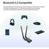 TP-Link Archer TX55E WLAN / Bluetooth 2402 Mbit/s, Adaptador Wi-Fi Inalámbrico, PCI Express, WLAN / Bluetooth, Wi-Fi 6 (802.11ax), 2402 Mbit/s, Negro