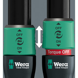 Wera Juego de cambio de ruedas Click-Torque Lock C 3 KFZ 1, 6 piezas, Llave de torsión 