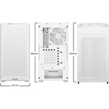 be quiet! Pure Base 501 LX White Midi Tower Blanco, Cajas de torre blanco, Midi Tower, PC, Blanco, ATX, micro ATX, Mini-ATX, Acrilonitrilo butadieno estireno (ABS), Vidrio, Acero, Multi
